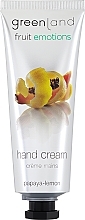 Düfte, Parfümerie und Kosmetik Feuchtigkeitsspendende Handcreme Papaya & Zitrone - Greenland Fruit Emotion Hand Cream