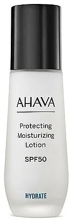 GESCHENK! Feuchtigkeitsspendende Gesichtslotion SPF 50 - Ahava Time To Hydrate Protecting Moisturizing Lotion (Probe)  — Bild N1