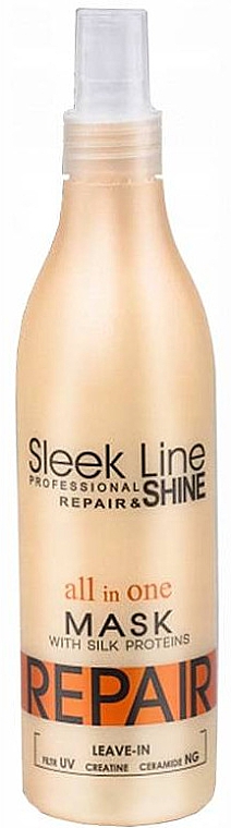 Leave-in-Haarmaske - Stapiz Sleek Line Repair All in One Mask — Bild N1