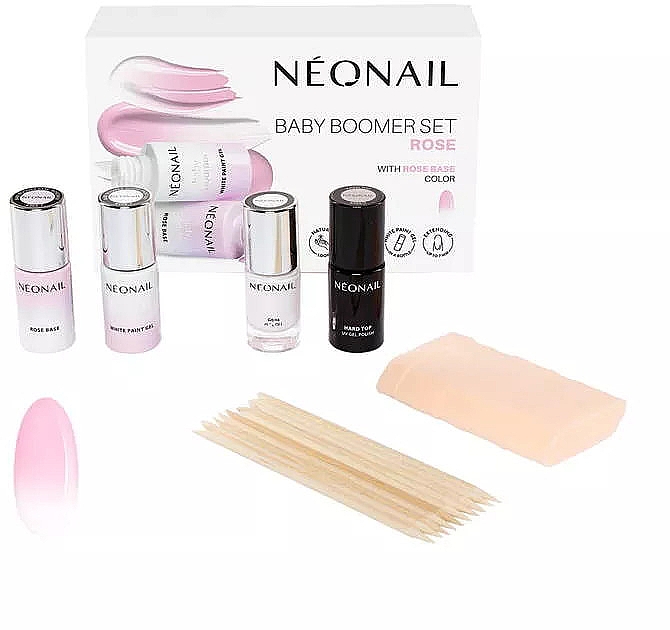 Kosmetikset aus 6 Produkten - NeoNail Professional Baby Boomer Set Rose — Bild N1