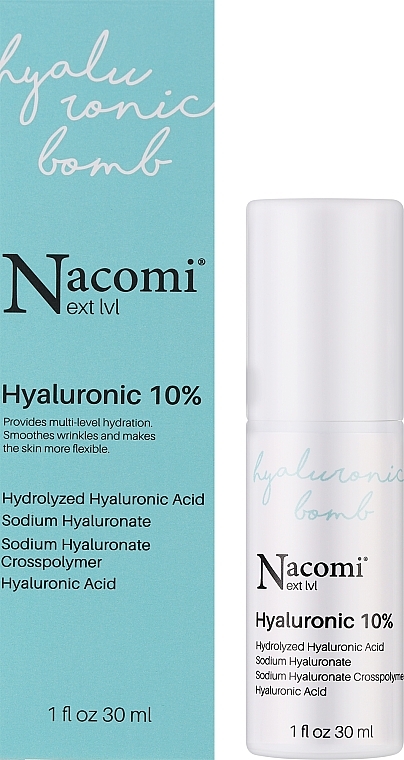 Gesichtsserum mit 10% Hyaluronsäure - Nacomi Next Level Hyaluronic 10% — Bild N2