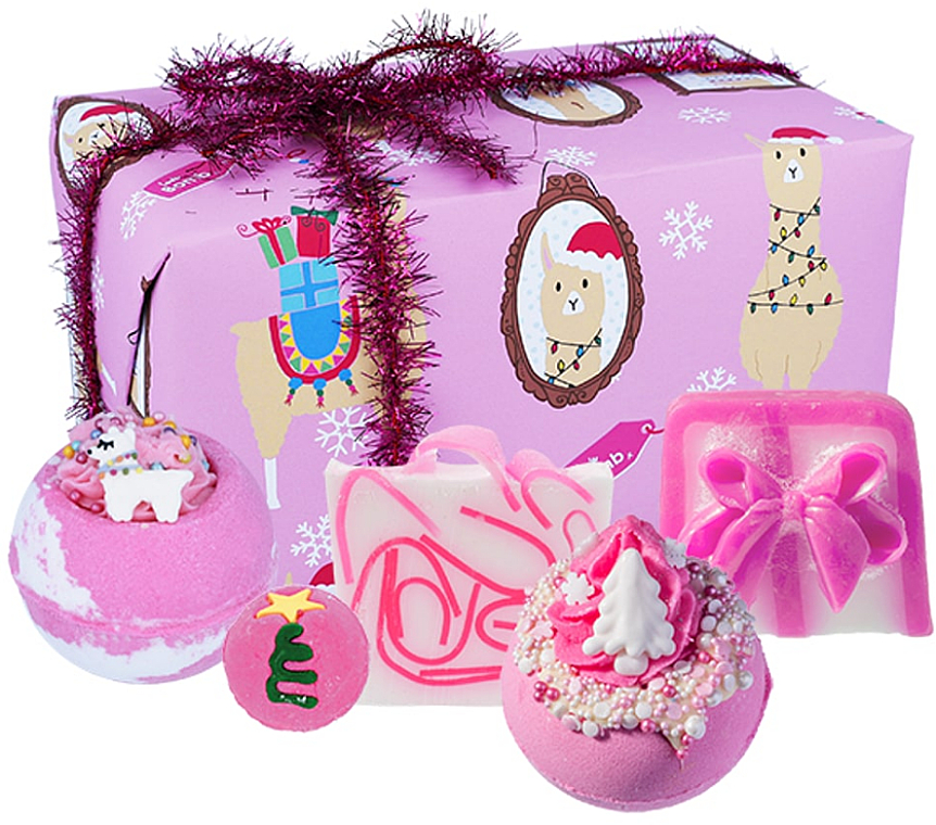 Badebombe 5 St. - Bomb Cosmetics Fleece Navidad 5 Piece Gift Pack — Bild N1