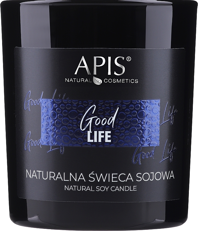 Soja-Duftkerze Good Life - APIS Professional Good Life Soy Candle — Bild N1