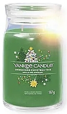Duftkerze im Glas Shimmering Christmas Tree Zwei Dochte - Yankee Candle Singnature — Bild N1