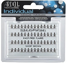 Düfte, Parfümerie und Kosmetik Künstliche Wimpern - Ardell Individuals Knot-Free Flares Short Brown