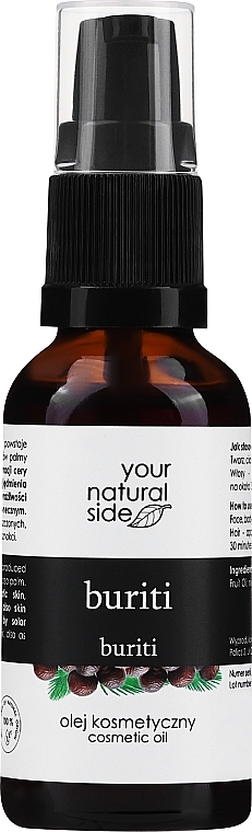 Gesichts- und Körperöl Buriti - Your Natural Side Precious Oils Buriti Oil (mit Spender)  — Bild N1