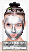 Düfte, Parfümerie und Kosmetik Detox Gesichtsmaske für fettige und Mischhaut - Bielenda Silver Detox Metallic Mask