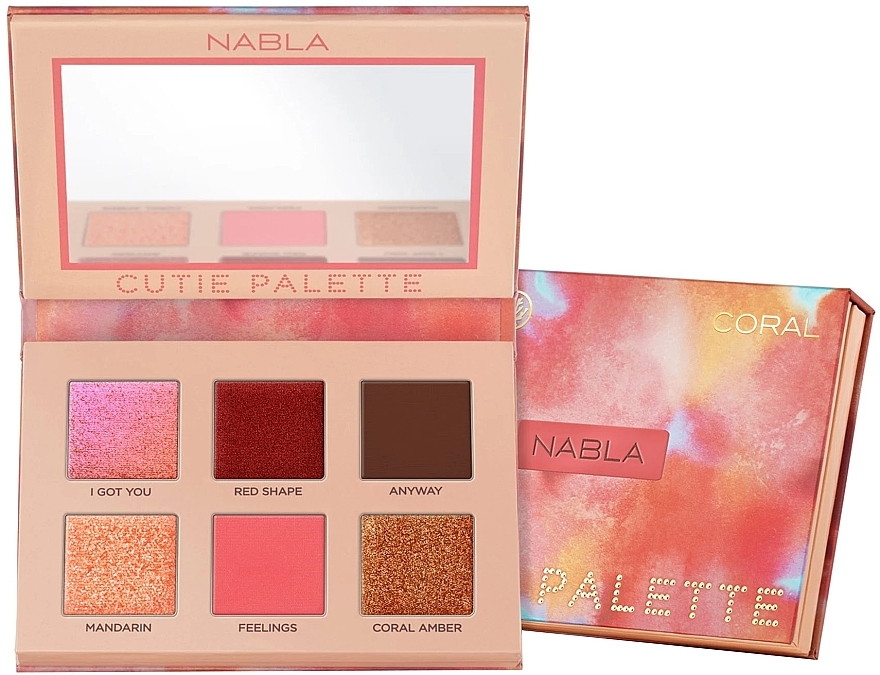 Lidschatten-Palette - Nabla Cutie Collection Palette Coral