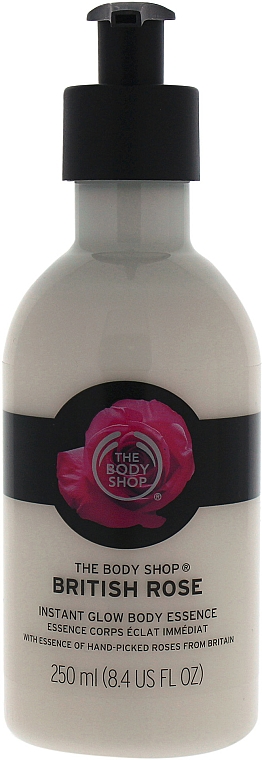 Feuchtigkeitsspendende Körperlotion mit englischer Rose - The Body Shop British Rose Instant Glow Body Essence Lotion — Bild N2