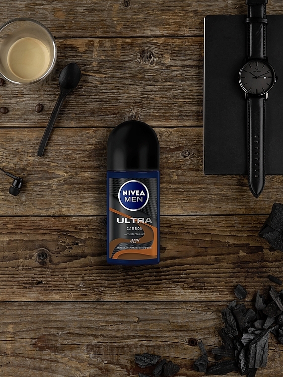 Deo Roll-on Antitranspirant für Männer - Nivea Men Deodorant Ultra Carbon — Bild N5