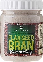 Gesichtspeeling mit Lein - Hristina Cosmetics Flax Seed Bran Face Peeling — Bild N1