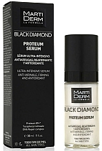 Düfte, Parfümerie und Kosmetik Intensiv straffendes antioxidatives Anti-Falten Gesichtsserum - MartiDerm Black Diamond Proteum Serum