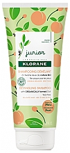 Düfte, Parfümerie und Kosmetik Weichmachendes Shampoo mit Hafer und Tränenbaum - Klorane Junior Peach Detangling Shampoo