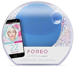 Reinigungsbürstenkopf und Gesichtsmassagegerät - Foreo Luna Play Smart Facial Cleansing Brush Aquamarine  — Bild N2