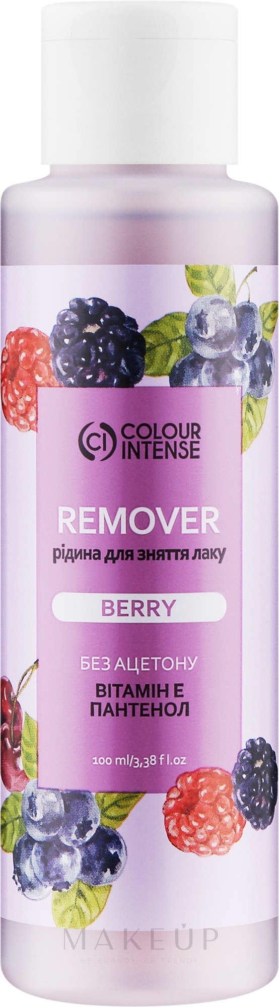Nagellackentferner ohne Aceton Erdbeere - Colour Intense Remover Berry — Bild 100 ml