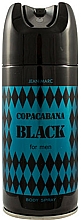 Düfte, Parfümerie und Kosmetik Deodorant für Männer - Jean Marc Copacabana Black For Men 