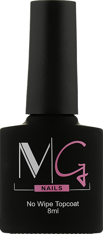 Nicht klebender Seidenüberlack für Nägel - MG Nails No Wipe Top Coat — Bild N1