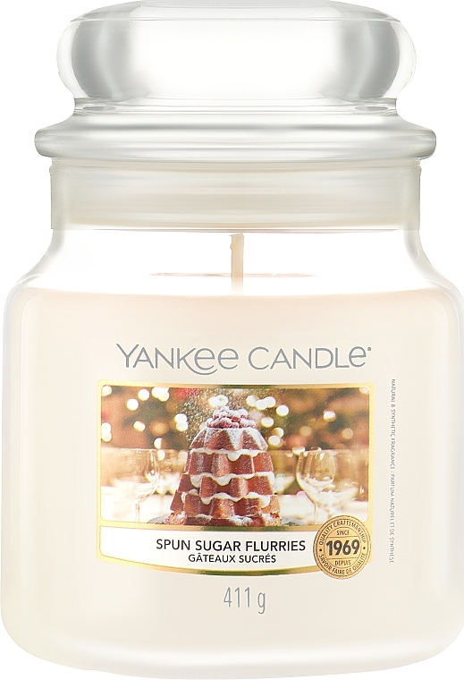 Duftkerze im Glas - Yankee Candle Spun Sugar Flurries Jar Candle — Bild N2