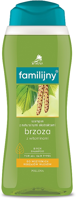 Shampoo mit Birke und Vitaminen für alle Haartypen - Pollena Savona Familijny Birch & Vitamins Shampoo — Bild N2