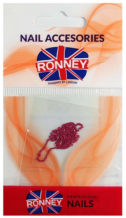 Nageldekoration Kette gold-rosa 00378 - Ronney Professional — Bild N1