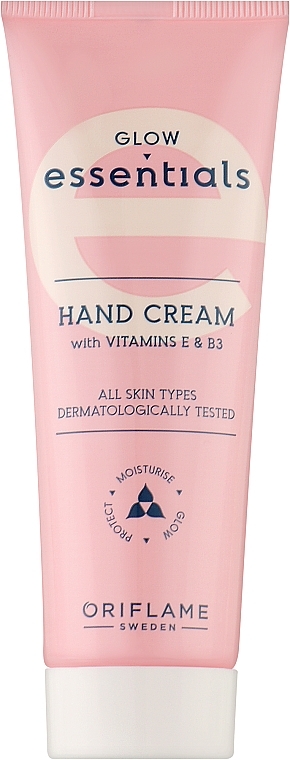 Handcreme mit Vitamin E und B3 - Oriflame Essentials Glow Essentials Hand Cream With Vitamins E & B3 — Bild N1