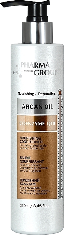 Pflegender Haarbalsam - Pharma Group Laboratories Argan Oil + Coenzyme Q10 Conditioner — Bild N1