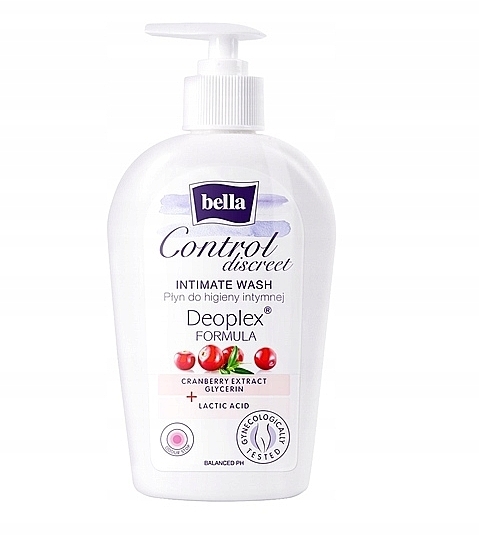 Waschcreme für die Intimhygiene mit Cranberry-Extrakt - Bella Control Discreet Intimate Wash — Bild N1