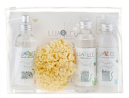 Düfte, Parfümerie und Kosmetik Lua&Lee Eau de Cologne Kids - Kinderset (Eau de Cologne 250ml + Emulsion 250ml + Flussigseife 50ml + Badeschwamm)