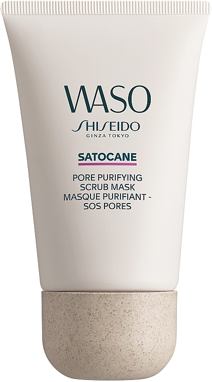 Porenreinigende Peelingmaske für das Gesicht - Shiseido Waso Satocane Pore Purifying Scrub Mask — Bild N1
