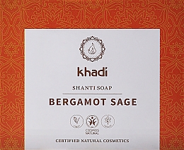 Düfte, Parfümerie und Kosmetik Naturseife mit Salbei und Bergamotte - Khadi Bergamot Sage Shanti Soap