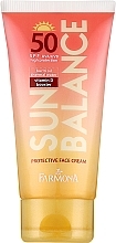 Feuchtigkeitsspendende Sonnenschutzcreme für das Gesicht SPF 50 - Farmona Sun Balance Cream SPF50 — Bild N1