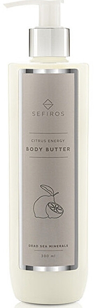 Körperbütter mit Mineralien aus dem Toten Meer - Sefiros Citrus Energy Body Butter With Dead Sea Minerals — Bild N1