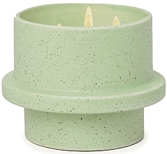 Düfte, Parfümerie und Kosmetik Duftkerze - Paddywax Folia Ceramic Candle Bamboo & Green Tea