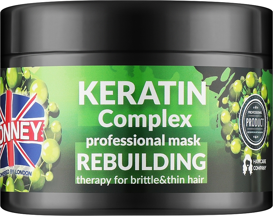 Regenerierende Haarmaske mit Keratin - Ronney Keratin Complex Rebuilding Therapy Mask — Bild N1