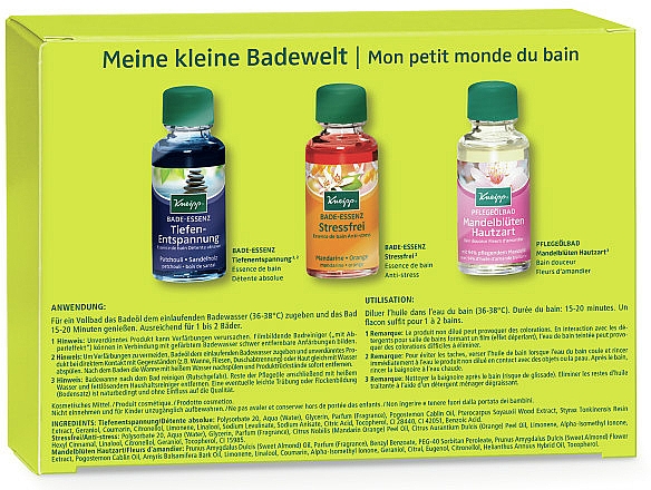 Badeset - Kneipp Set (Badeöl 3x20ml) — Bild N2