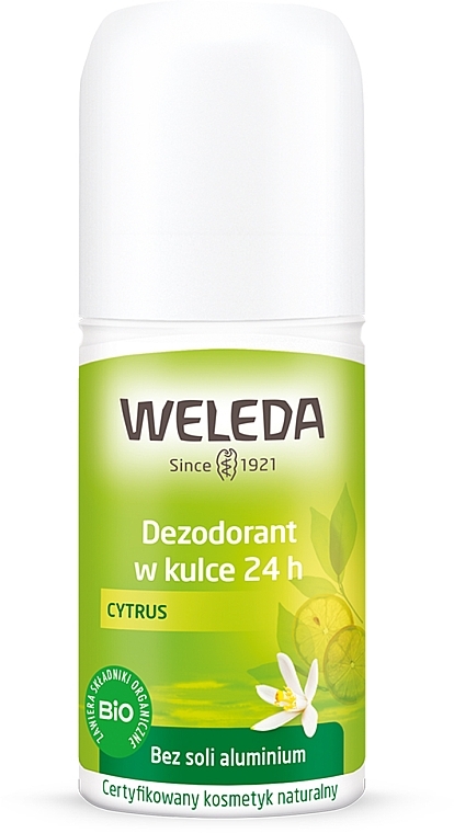 Deo Roll-on Zitrus - Weleda Citrus 24h Deo Roll-On