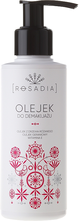 Rosadia - Sanftes Make-up Reinigungsöl mit Rosenbaum- und Geranienöl und Vitamin E