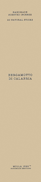 Cereria Molla Bergamotto Di Calabria - Räucherstäbchen — Bild N1