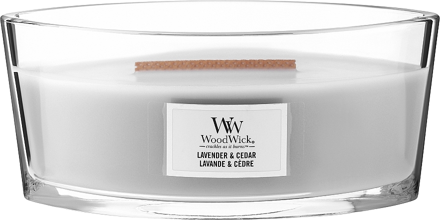 Duftkerze im Glas - WoodWick Lavender and Cedar Candle — Bild N5