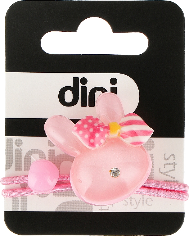 Haargummi Hase d-050 rosa - Dini Kids — Bild N1