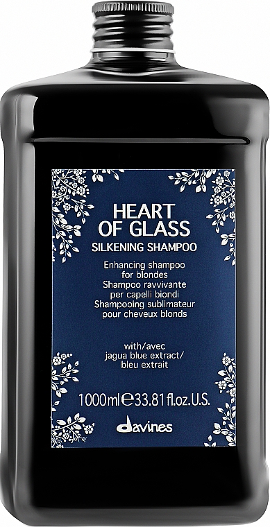 Shampoo für blondierte Haare - Davines Heart Of Glass Silkening Shampoo — Bild N1
