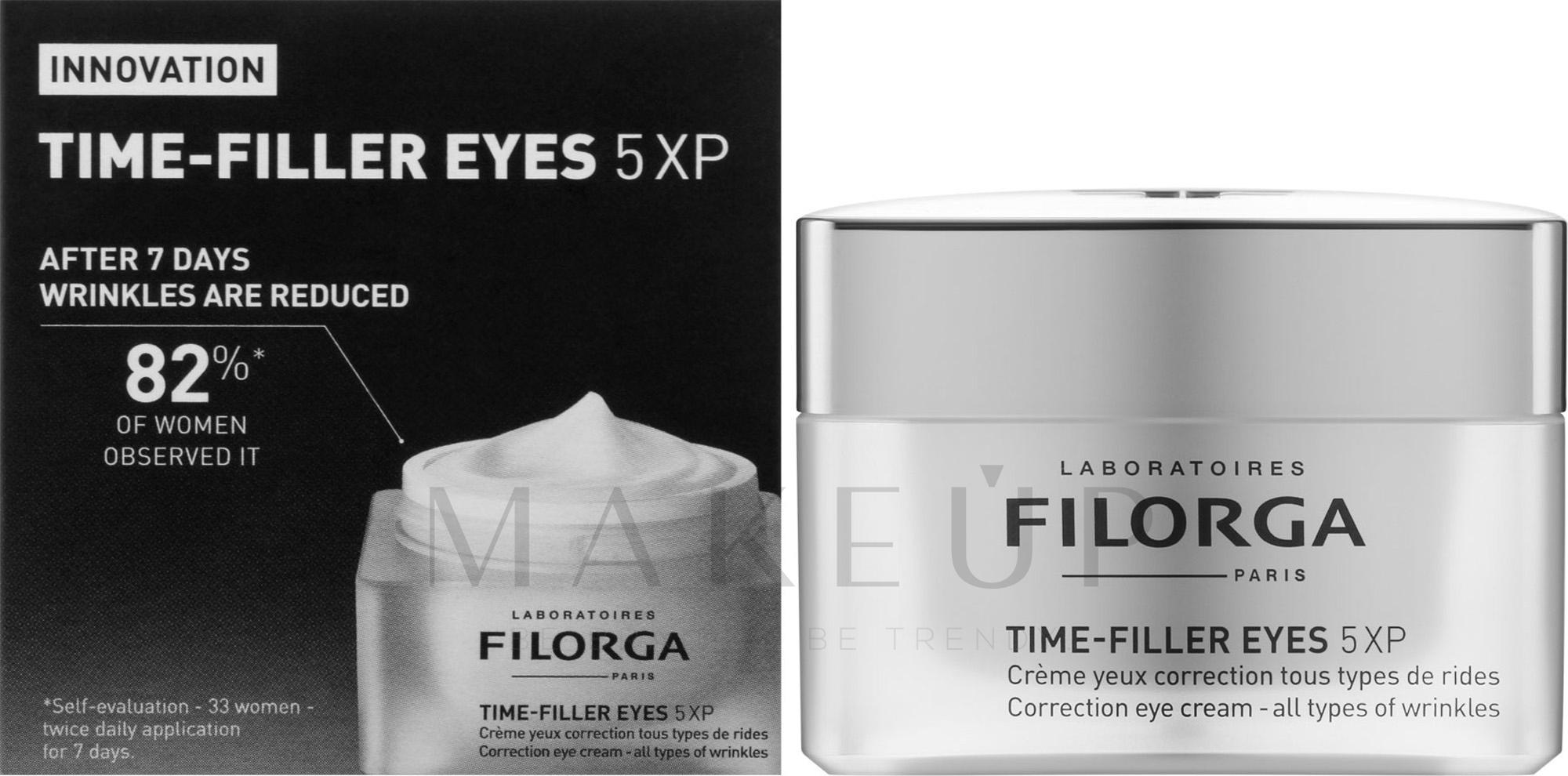 Korrigierende Augencreme - Filorga Time-Filler Eyes 5XP Correction Eye Cream — Bild 15 ml