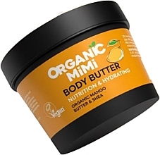 Pflegende und feuchtigkeitsspendende Körperbutter Mango und Shea - Organic Mimi Body Butter Nutrition & Hydrating Mango & Shea — Bild N1