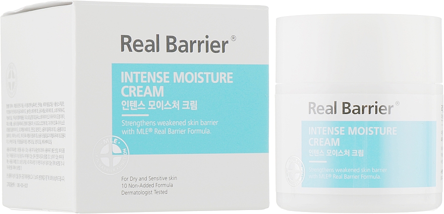 Intensiv feuchtigkeitsspendende Gesichtscreme für trockene und empfindliche Haut - Real Barrier Intense Moisture Cream — Bild N1