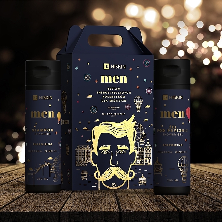 Set für Männer - HiSkin Men (Shampoo 250ml + Duschgel 250ml)  — Bild N1