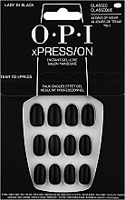 Düfte, Parfümerie und Kosmetik Künstliche Nägel - OPI Xpress/On Lady In Black 