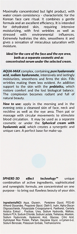 Konzentriertes Serum mit Hyaluronsäure - Floslek Skin Care Expert Sphere-3D Concentrate Serum With Hyaluronic Acid — Bild N3