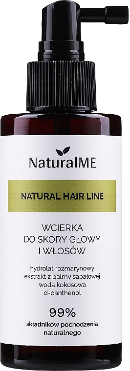 Wachstumsstimulierende Kopfhaut- und Haarlotion mit Rosmarin und Kokoswasser - NaturalME Natural Hair Line Lotion