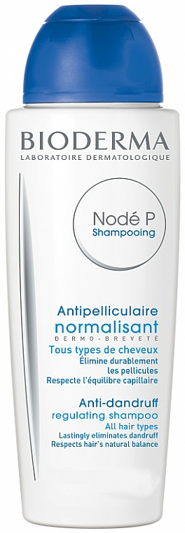 Regulierendes Anti-Schuppen Shampoo für alle Haartypen - Bioderma Node P Shampoing Antipelliculaire Normalisant — Bild N1