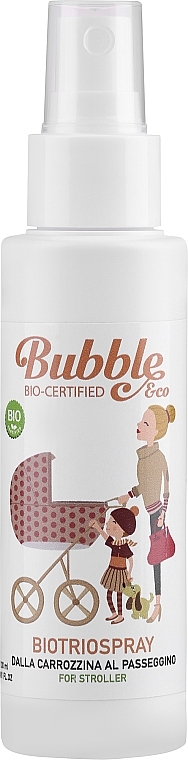 Natürliches Spray für Kinderwagen, Autositze und Kleidung - Bubble&Co Biotrio Spray — Bild N1